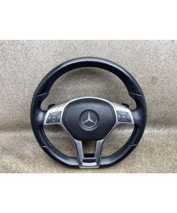 Lederlenkrad A1724604203 Aluminium Mercedes W204 C180 Facelift 14.1948.047