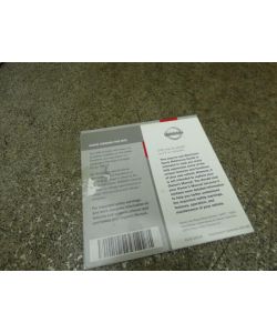 Electronic Quick Referense Guide DVD Nissan Murano Z51 SL 3.5 V6 11.1636.160