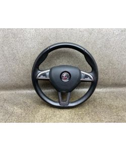 Lederlenkrad 5E0419091BE 5E0880201B 86Tkm Skoda Octavia III 3 5E 16.1898.090
