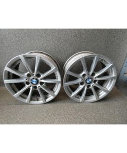 Alufelge 2x 7Jx16 6796236 def BMW Reifen 081
