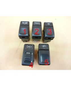 TRACS Heckheizung Nebelscheinwerferschalter Schalter Volvo 850 97.238.075