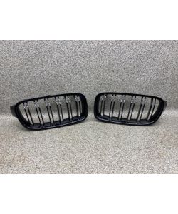 Kühlergrill links rechts Schwarz Frontgrill BMW F30 F31 3er 335i 3L 12.1969.123