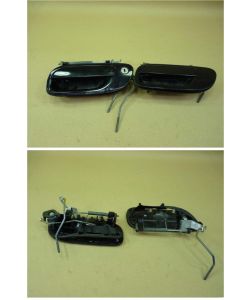 Türgriffe Satz L außen Schwarz 019 Volvo V70 01.348.054 II  Gebrauchtteile