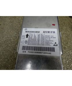 Airbagsteuergerät A2129010700 129Tkm Mercedes W212 E 200 CGI 09.1602.076