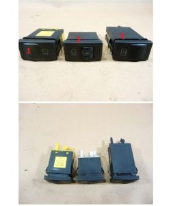 Schalter LWR Nebelscheinwerferschalter Heckheizung Audi B5 A4 98.197.073