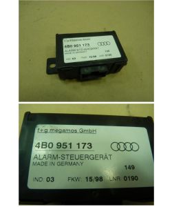 Alarmsteuergerät Steuergerät 4B0951173 Audi 4B 2.4 Avant A6 99.413.090