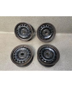 4x Stahlfelgen KBA43816 Felgen 174Tkm VW Touran 1T Facelift 11.1987.240