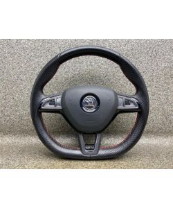 Lederlenkrad 5E0419091AP 5E0880201B Skoda Octavia III 5E RS 15.2044.008