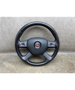 Lederlenkrad 5E0419091AC 5E0880201B def 141Tkm Skoda Octavia III 5E 14.1932.046